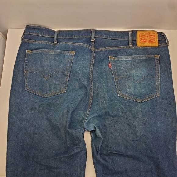 Levi's 541 Men's Jeans Size Straight Leg Blue Denim Jeans Pants 42 x 30 - Picture 11 of 14